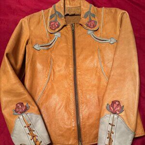 East West Musical Instruments Company Vintage Leather Jacket